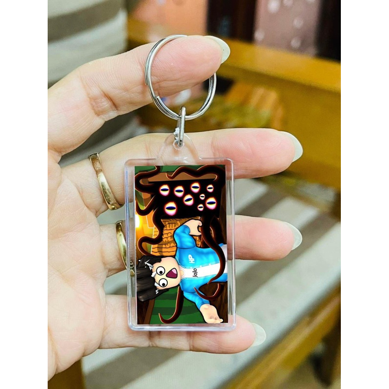 Móc treo khoá  Roblox Doors Ambush figure seek hide Rush Eyes Halt Jack Glitch/ moca khoá Game Roblox Doors Ambush fig