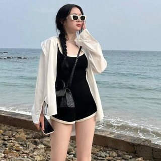 Set jumsuit kèm khoác trắng💖 kèm ảnh thật