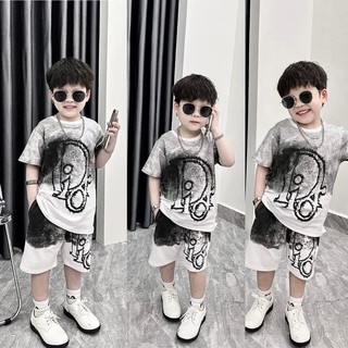 Sét bộ bé trai Di.or cotton loang siêu ngầu sành điệu sz 10-30kg