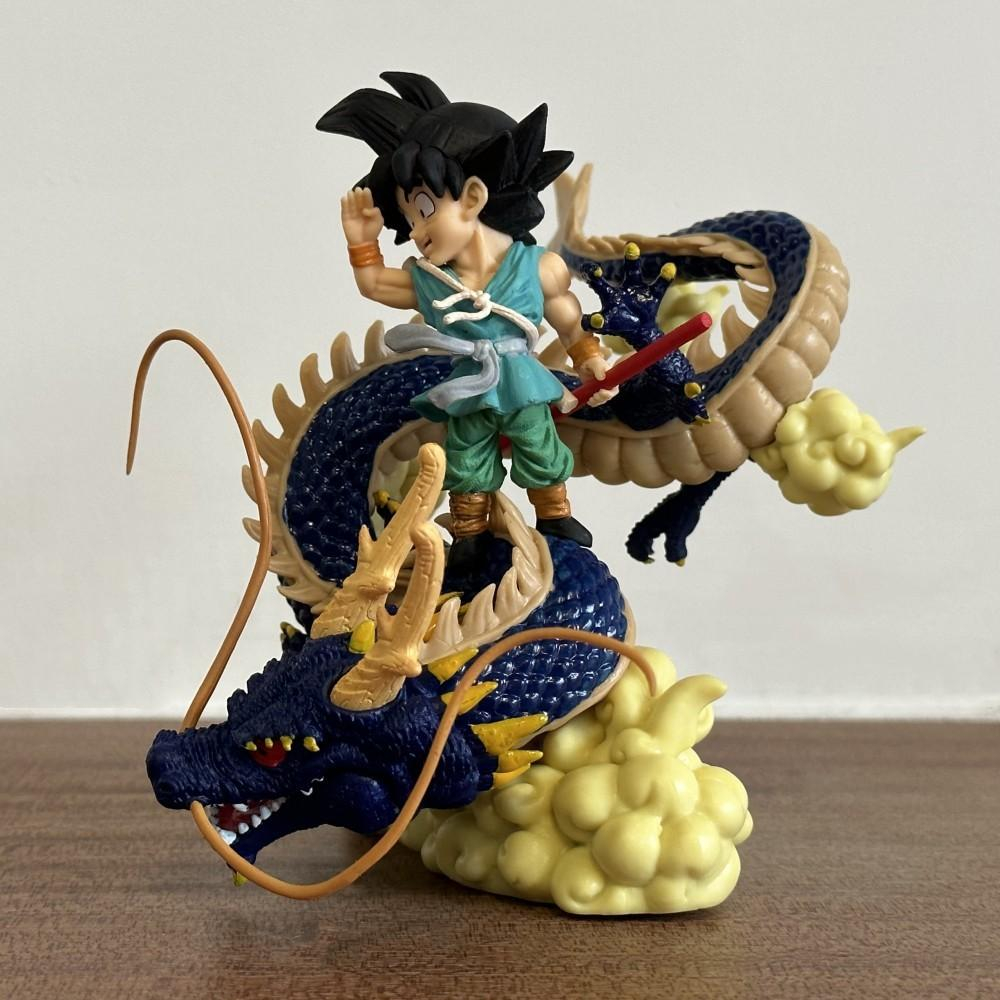Mô hình Son Goku tạm biệt rồng thần siêu đẹp, cao 15 cm, có hộp màu - Mô hình Dragon Ball
