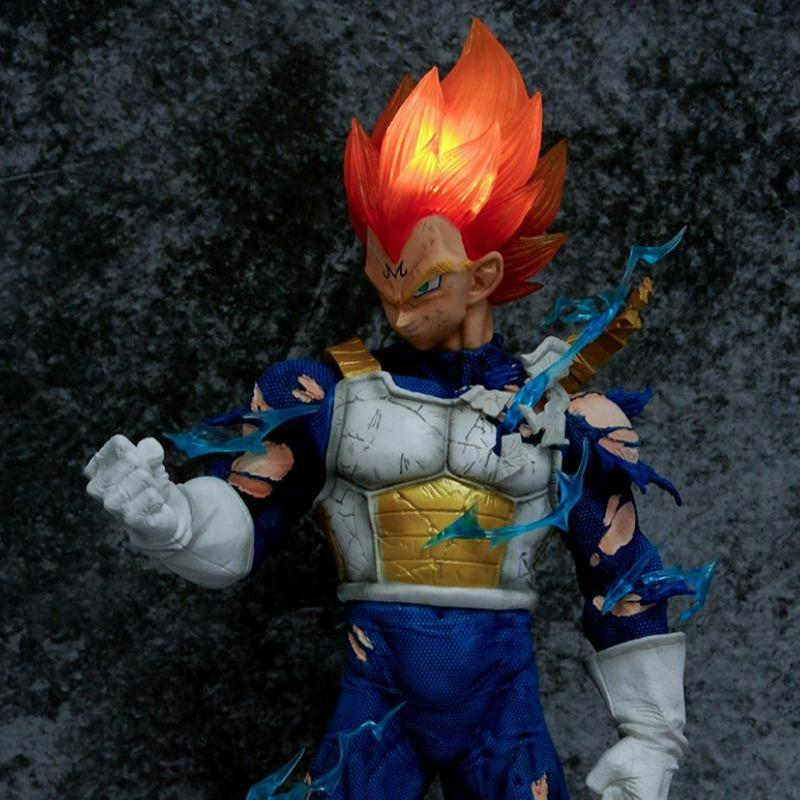 Mô hình Vegeta 55cm 3 đầu thay thế có đế vô cùng chắc chắn, có hộp màu - Mô hình Dragon Ball