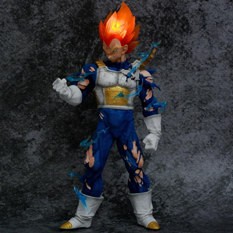 Mô hình Vegeta 55cm 3 đầu thay thế có đế vô cùng chắc chắn, có hộp màu - Mô hình Dragon Ball