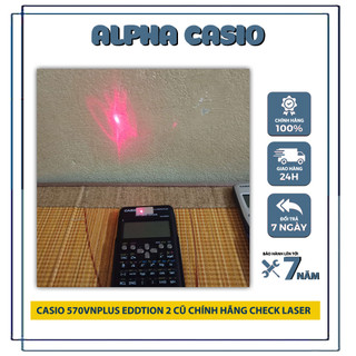 Máy tính Casio Fx 570VN Plus Eddtion 2 cũ| Casio Fx 570VN Plus CŨ CHÍNH HÃNG soi laser bảo hành lên tới 7 năm
