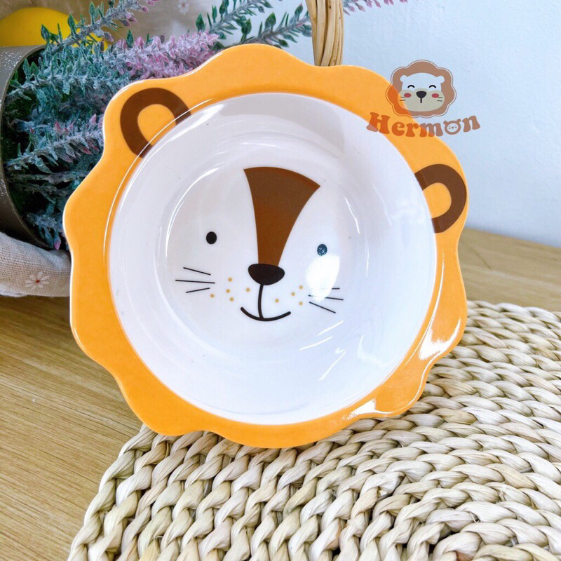 Set ăn dặm 5 chi tiết Hermon hình thú siêu đáng yêu cho bé ăn dặm