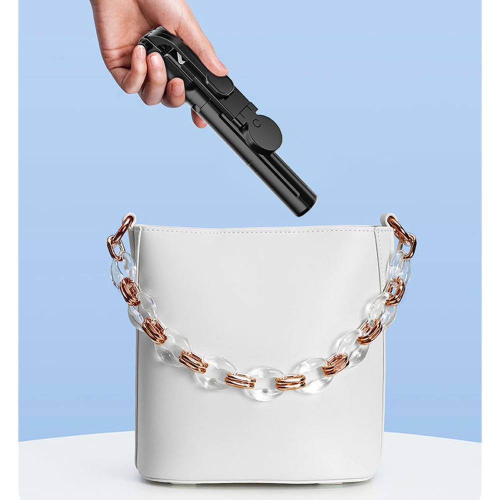 Gậy chụp ảnh 3 chân thế hệ mới, có đèn led trợ sáng, Gậy selfie chụp hình, tự sướng,bluetooth điều khiển từ xa