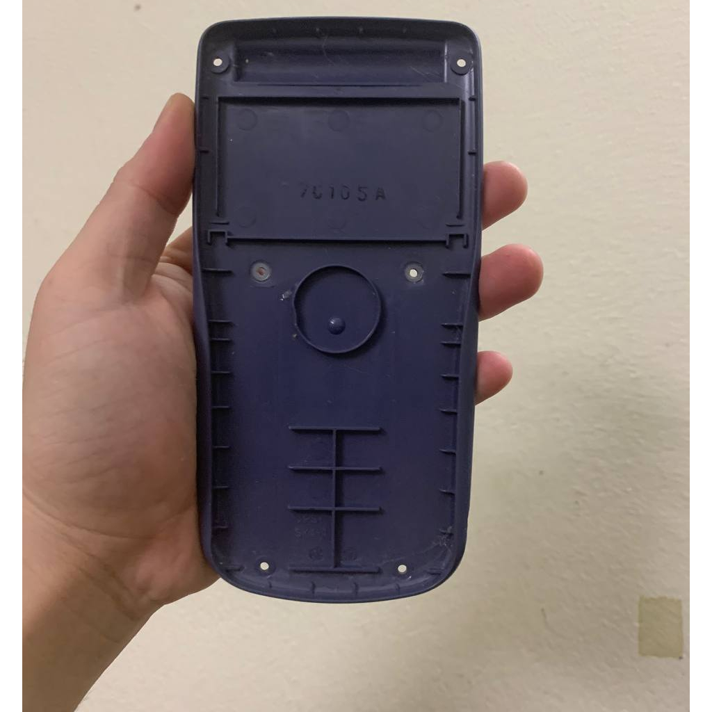 Mặt sau, vỏ máy tính casio 570vnplus, casio 570esplus xanh, hàng chuẩn còn zin