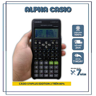 Máy tính cầm tay Casio Fx 570VN Plus 2nd eddtion đã qua sử dụng (80% - 99%) | Máy tính Casio Fx 570VN Plus CŨ CHÍNH HÃNG
