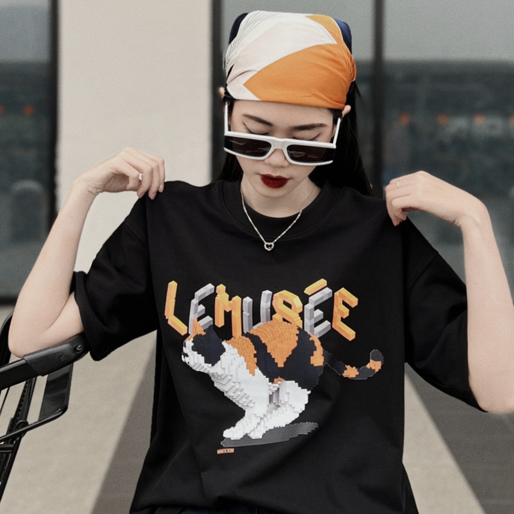 Áo thun hình Cat 23 T-shirt Le Musée