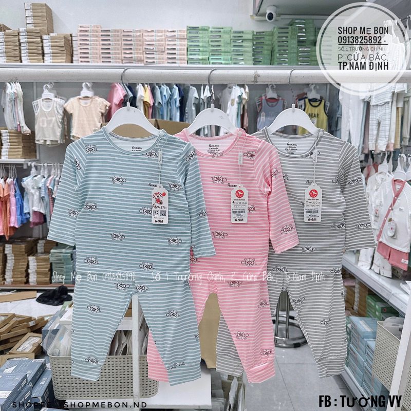Bộ Avaler dài tay  cho bé trai bé gái
