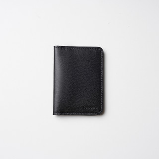 Ví da nam đựng thẻ dáng đứng lamonte da saffiano cao cấp feasty - lac003