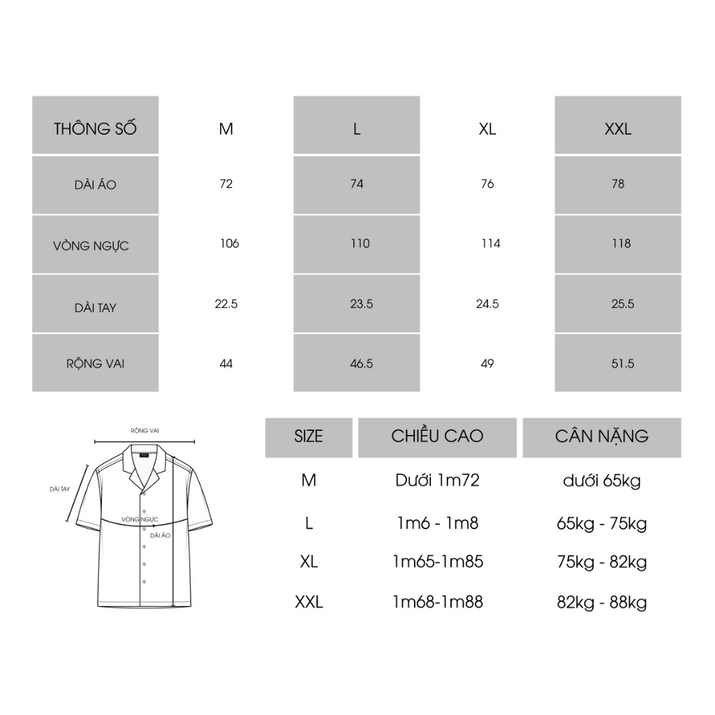 Áo sơ mi nam cổ vest LAMONTE vải đũi thoáng mát, chống nhăn, chống xù - LSS001