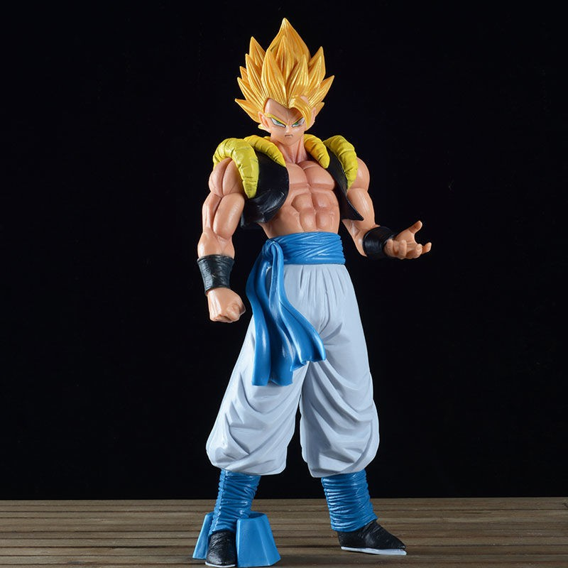 Mô Hình Gogeta Tóc Vàng Siêu To Khổng Lồ Full Box Vegeta X Goku DRAGON BALL - Cao 33cm