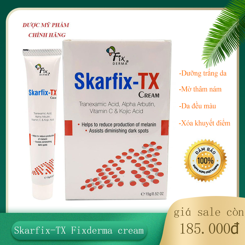 Skarfix TX Fixderma - kem dưỡng da, giảm thâm mụn,giảm nám,tàn nhang 15g