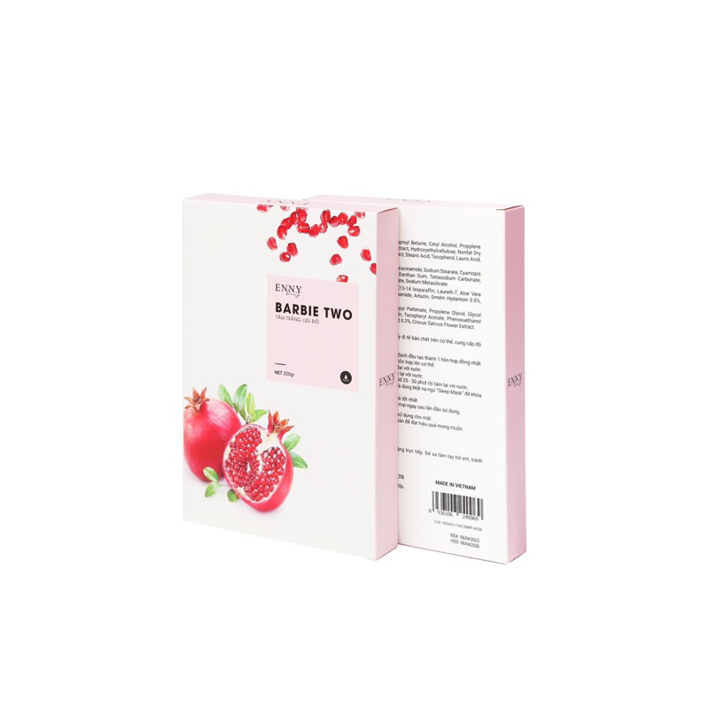 Tắm trắng lựu đỏ Enny 200gram Tặng Kem Body