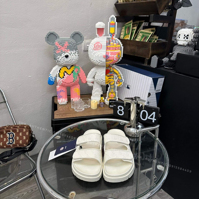 Dép MLB Chính Hãng - Dép MLB Chunky Bouncer Two Strap 3ALPCBT33