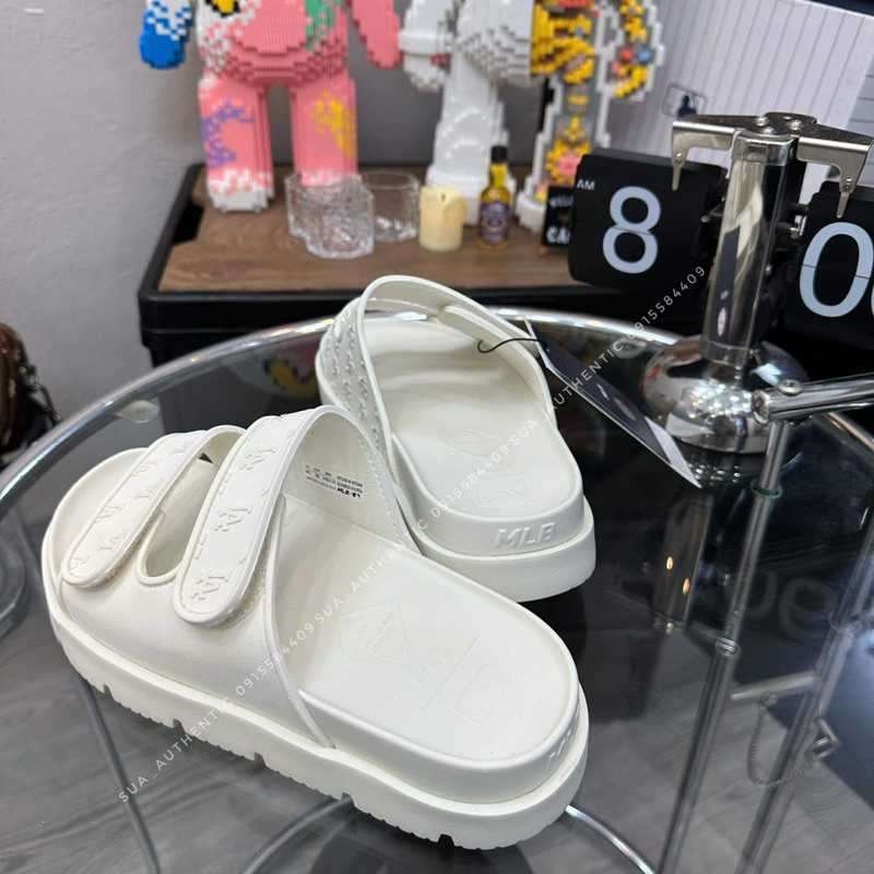 Dép MLB Chính Hãng - Dép MLB Chunky Bouncer Two Strap 3ALPCBT33