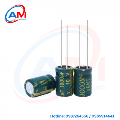 Tụ hoá 10V 470uF-3300uF chính hãng Jcon chất lượng cao