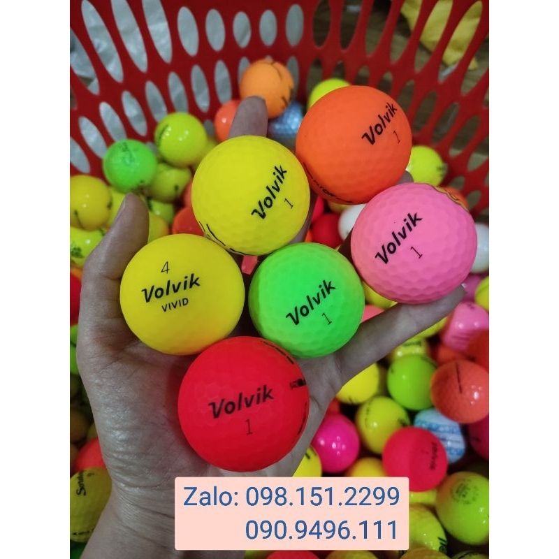Bóng Golf Màu nhiều thương hiệu, chuẩn chính hãng, chất lượng tốt