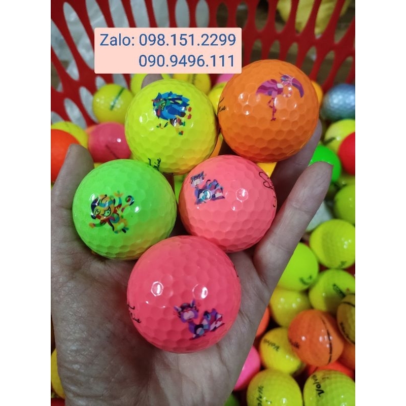Bóng Golf Màu nhiều thương hiệu, chuẩn chính hãng, chất lượng tốt