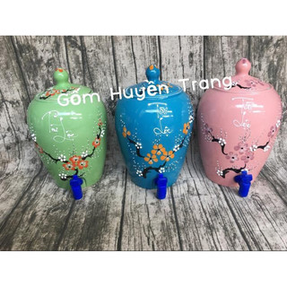Bình đựng nước gốm sứ Bát Tràng - đựng 5-7lít