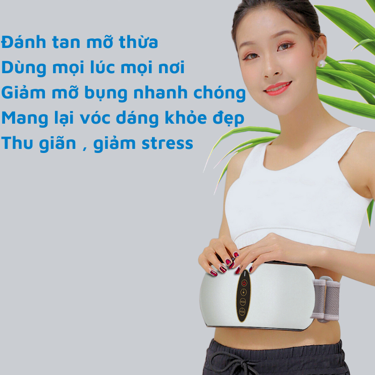 Máy rung giảm mỡ bụng, Đai massage bụng hồng ngoại