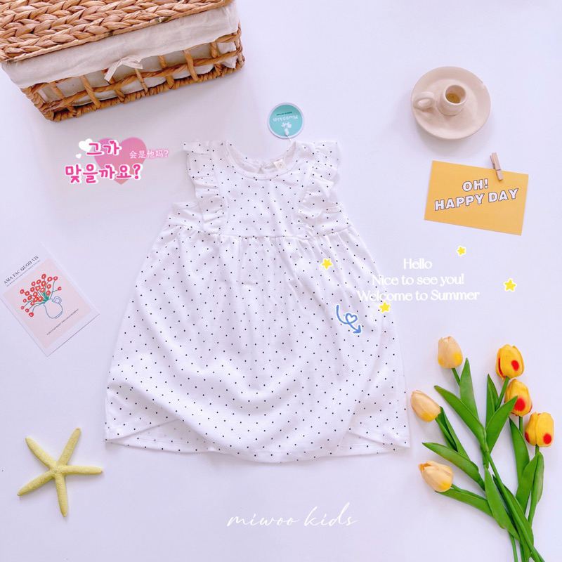Váy giọt nước bé gái
