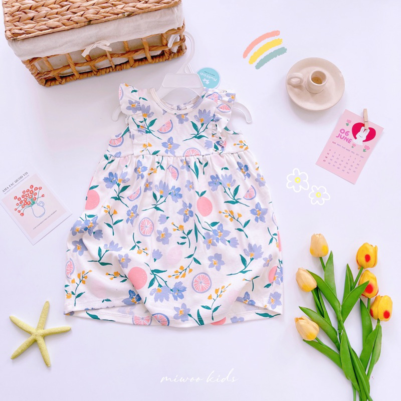 Váy giọt nước bé gái