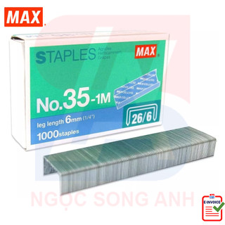 Set 10 hộp Kim bấm số 3 (26/6) Max NO.35-1M