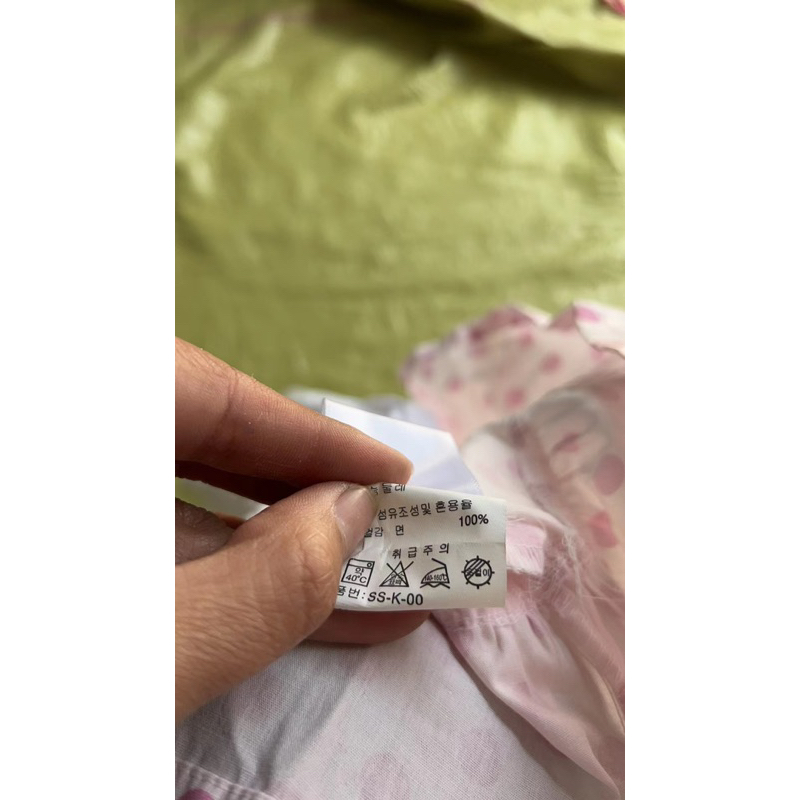 Đầm bé gái Sunsmart 3-10 tuổi  Váy bé gái cotton 2 lớp chấm bi 0423