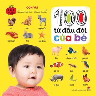 Sách-Combo 100 từ đầu đời của bé ( bộ 3 quyển) -Kim Đồng