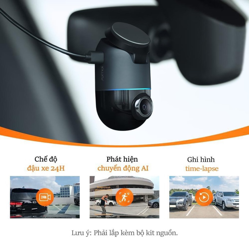 70mai Omni X200 - Camera Hành Trình Xoay 360 Độ, Xem Trực Tuyến Từ Xa | BigBuy360 - bigbuy360.vn