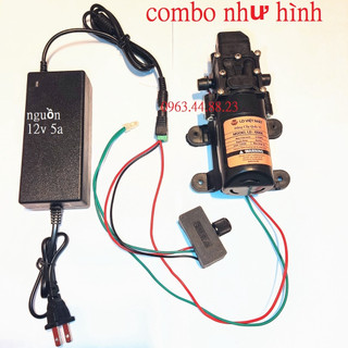 Máy bơm tăng áp mini 12v - máy bơm phun sương 12v