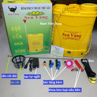 Bình xịt thuốc 18L chạy điện 12V KAWAVN Phun thuốc trừ sâu lúa, phun thuốc hoa màu, phun khử trùng Phun thuốc cây cảnh