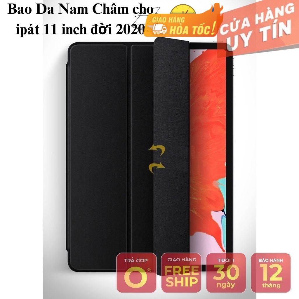 Bao Da Cover Nam Châm Dành Cho Apple Ipad Pro mành hình 11 Inch Hỗ Trợ Pencil 2