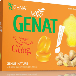 Kẹo genat gừng hộp 100 viên