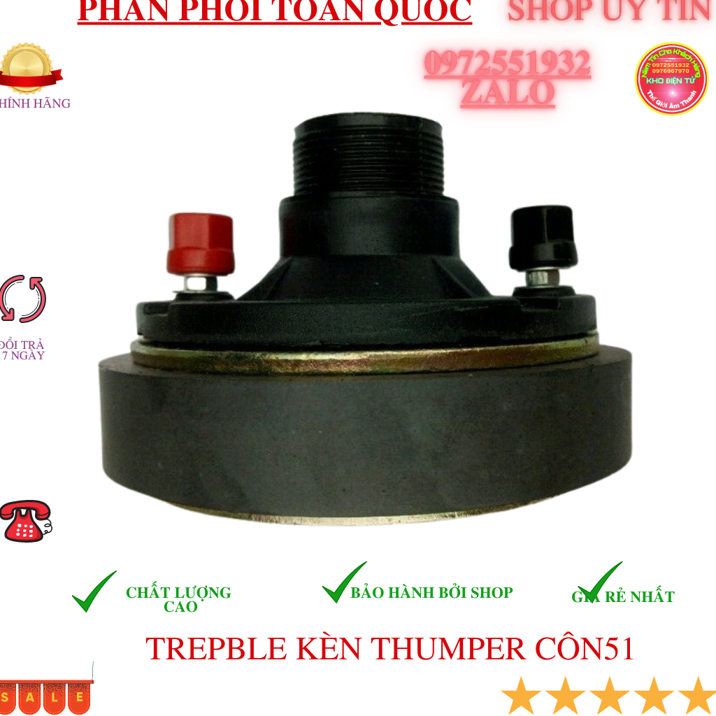 Loa tép sân khấu - củ kèn thumper cao cấp để dàn âm thanh thêm đậm chất âm nhạc - giá 2 củ