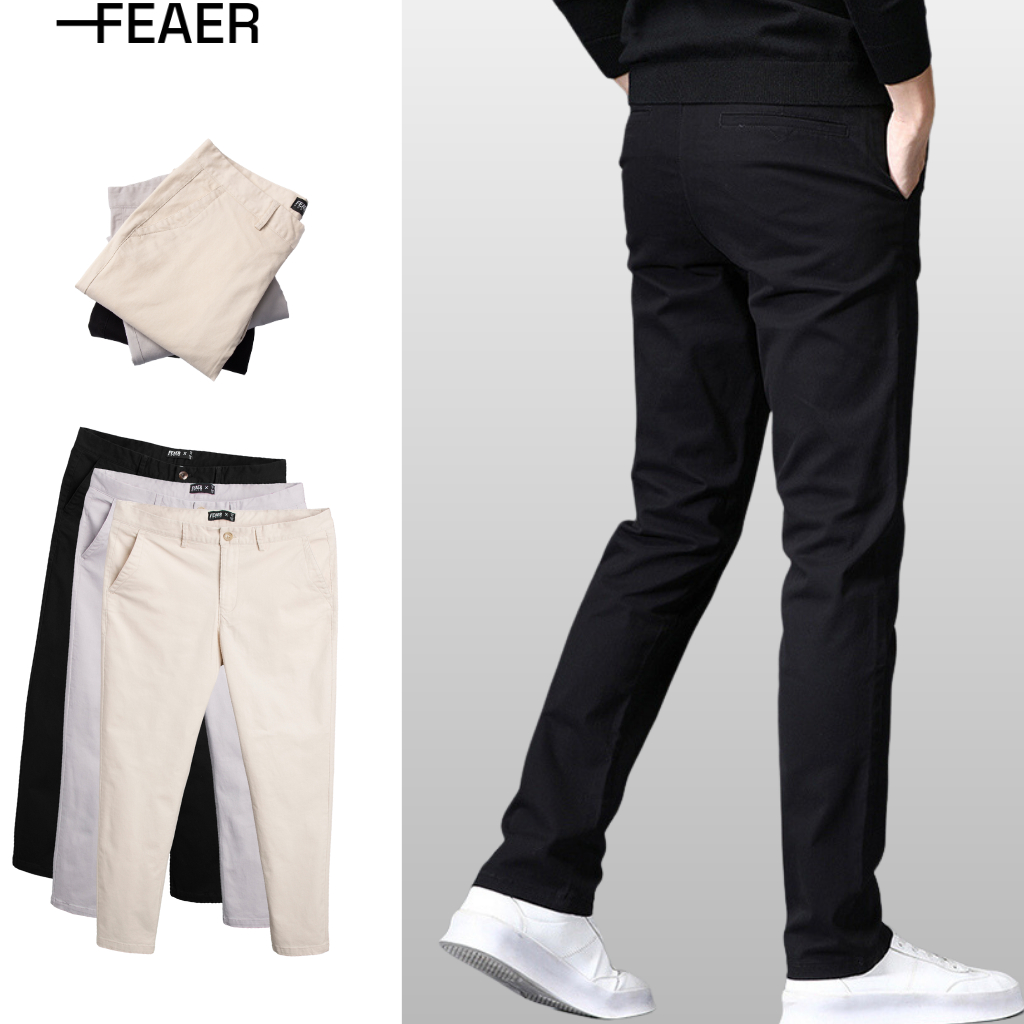 Quần Kaki Chino Old Money năng động, trẻ trung - FEAER