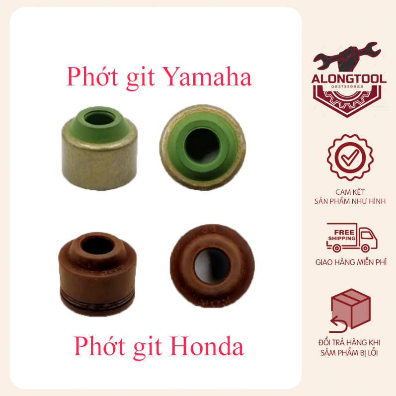 Phớt gít supap xe máy ALONGTOOL hàng zin HONDA - YAMAHA (giá 10 chiếc) ALONGTOOL
