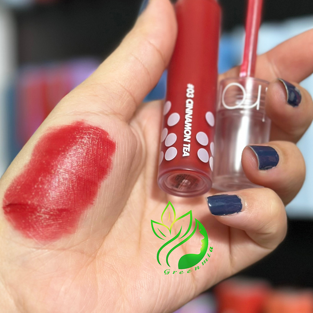 Son Kem Lì Romand Milk Tea Velvet Tint 03 Cinnamon Tea Màu Đỏ hồng Chính Hãng