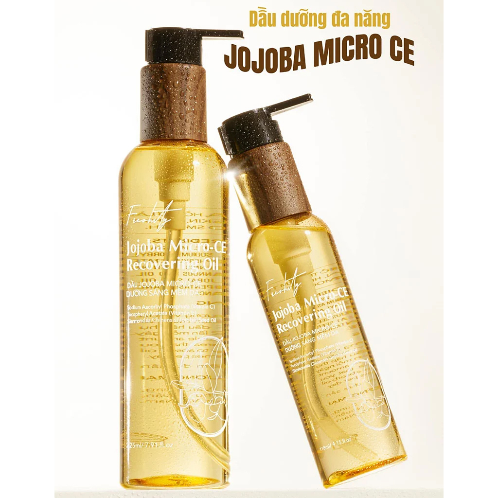 Dầu Dưỡng Jojoba Vi Chất Vitamin CE Dưỡng Sáng Làm Mềm Da Freshity Jojoba Micro CE Recovering Oil