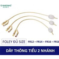 Dây thông tiểu 2 nhánh  các size 12, 14, 16,18,20,22