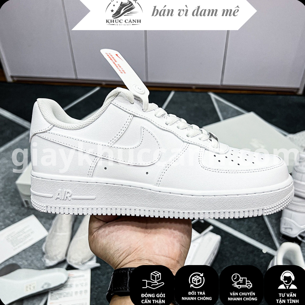 Giày _Ni.ke .Air Force 1, AF11 trắng đế Air, Cao Cấp Nhất full box bill phụ kiện tặng box bảo vệ