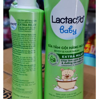 Sữa Tắm Gội Em Bé Lactacyd Milky 500ml