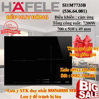 BẾP TỪ HAFELE SI1M7733B - Màu đen (536.64.081)