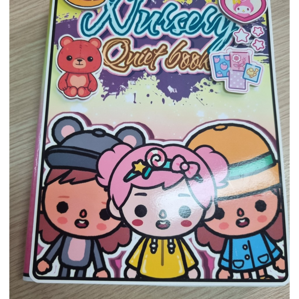 (mới) Toca Life World Quiet book - Ngôi nhà của những em bé, Búp bê giấy - CandyHome Paper