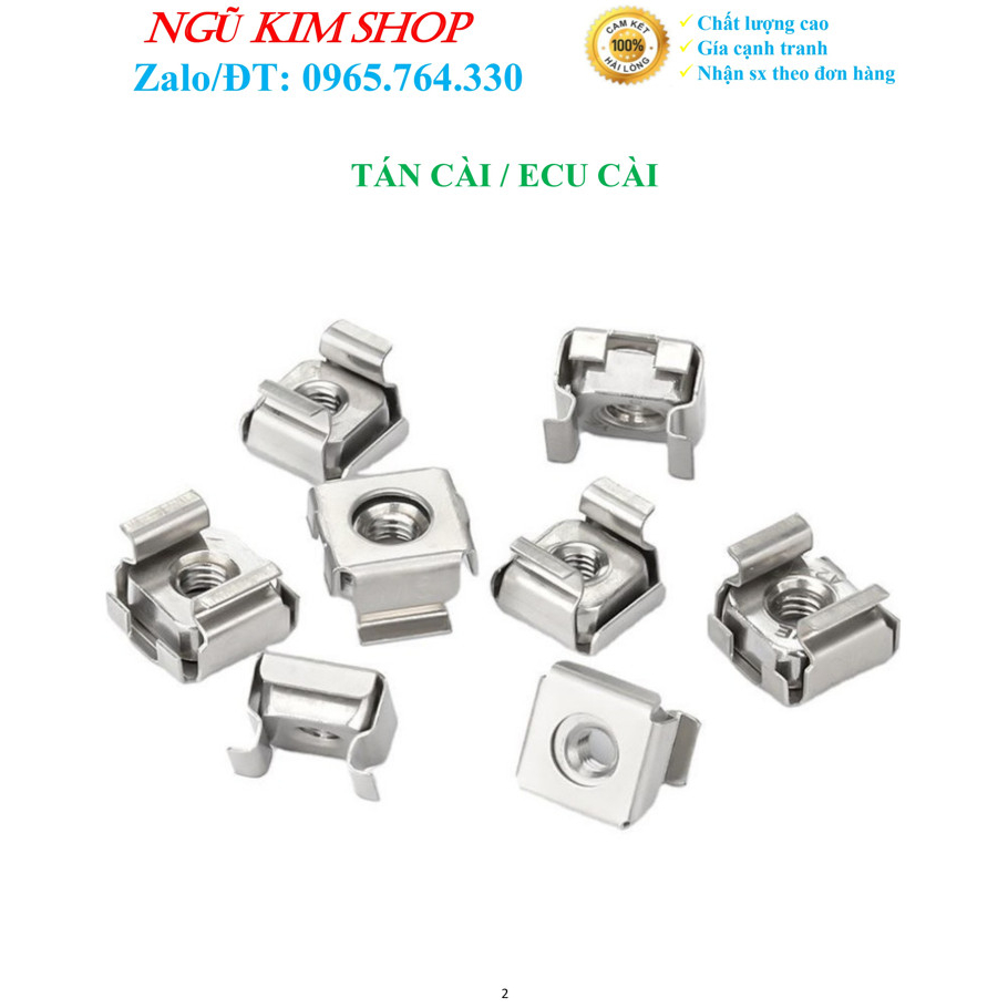 TÁN CÀI, ECU CÀI M5 _ M6 _ M8 _ M10 XI NIKEN