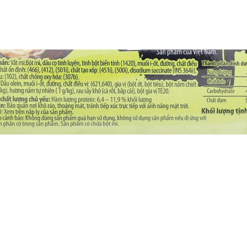 Combo 4 ly mì chay rau củ quả A One  Date mới 8 tháng.