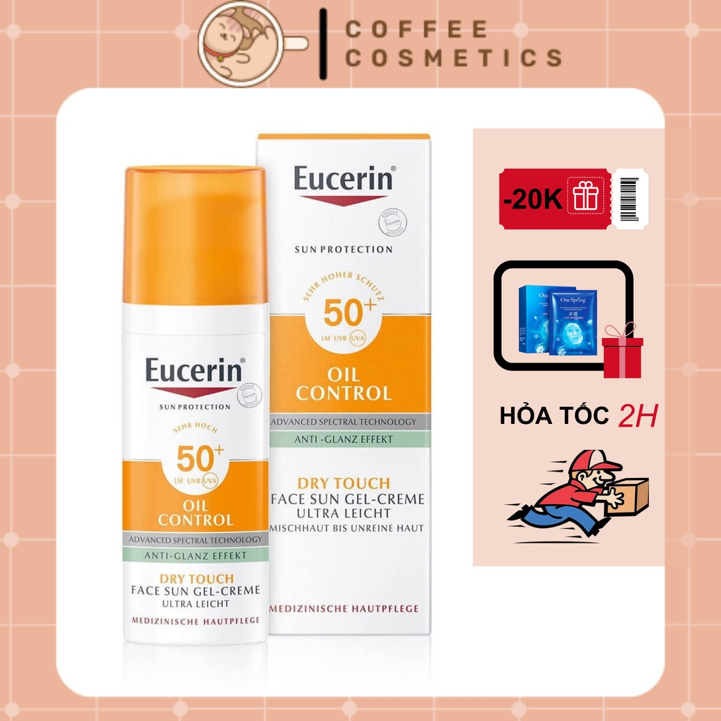 Kem chống nắng cho da nhờn mụn Eucerin Oil Control SPF50+ (tranli)