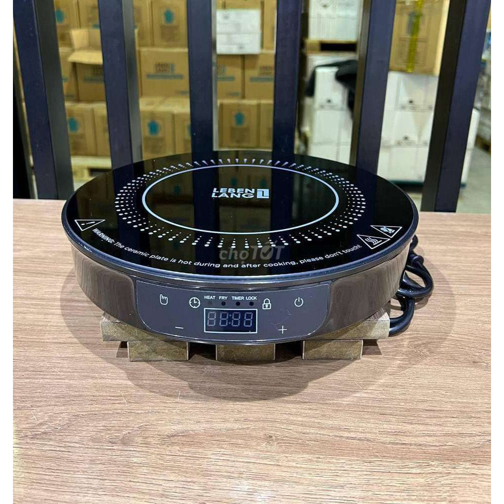 Bếp Điện Từ Tròn Lebenlang LBII5505C màn hình cảm ứng. Công suất 2000W , hàng chính hãng bảo hành 24 tháng