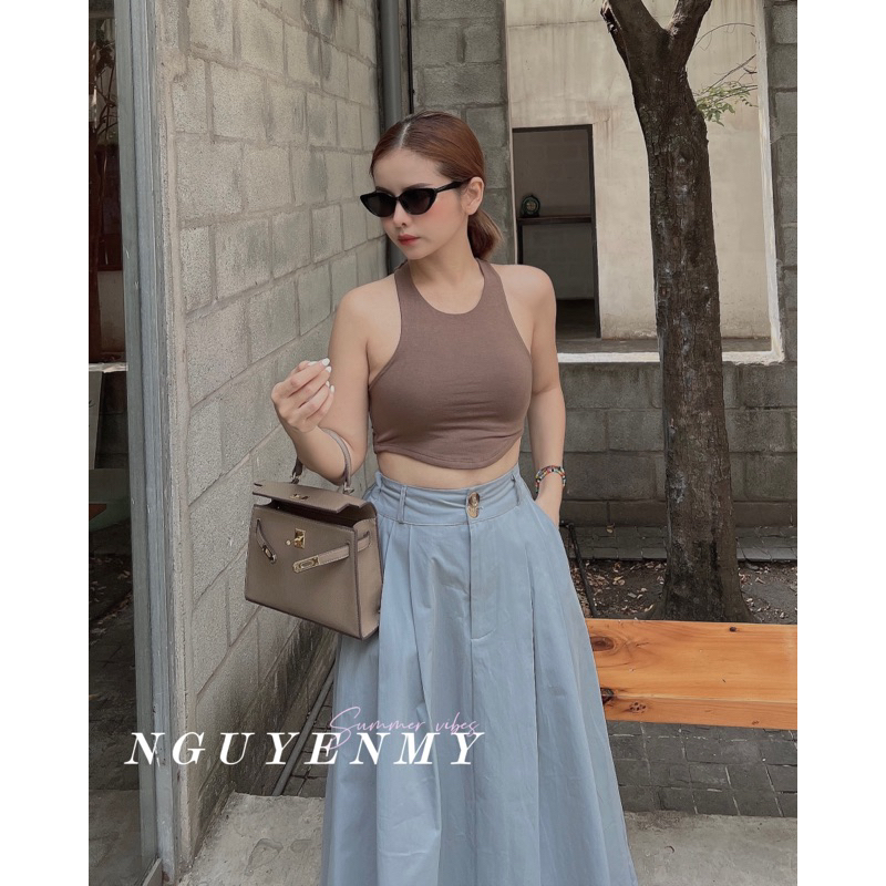 Áo 3 lỗ croptop thái